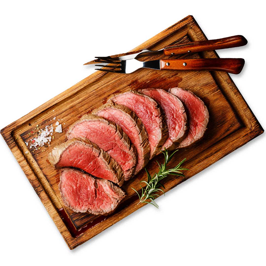 Two 21 Day Dry Aged Filet Mignon Roasts