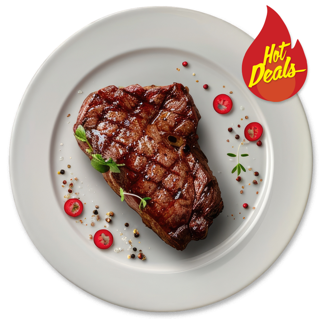 30 Day Wet Aged Hand Cut NY Strip Steak