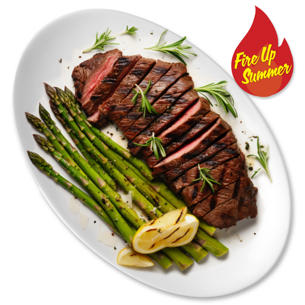 2 Hand Cut 60 Day Wet Aged Black Tea Tri-Tip Steak Roasts