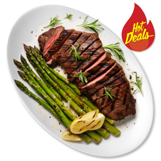 2 Hand Cut 60 Day Wet Aged Black Tea Tri-Tip Steak Roasts