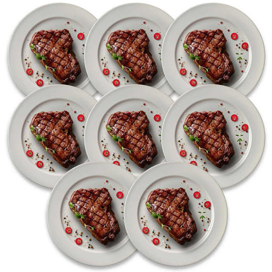 Circle M Meats Premium Beef - Eight Wet Aged NY Strip Steaks
