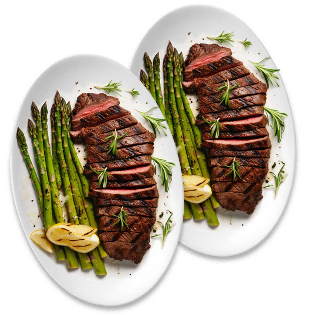 Circle M Meats Premium Beef | 2 Hand Cut 60 Day Wet Aged Black Tea Tri-Tip Steak Roasts