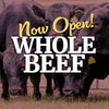 Whole Beef $11.50 per lb - 25% Deposit