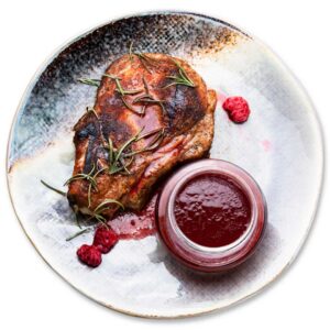 Boneless Raspberry Chipotle Pork Chops at Circle M Meats